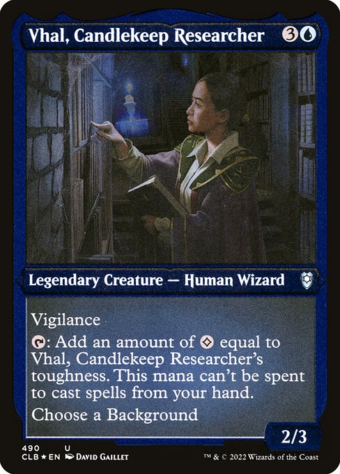 Vhal, Candlekeep Researcher