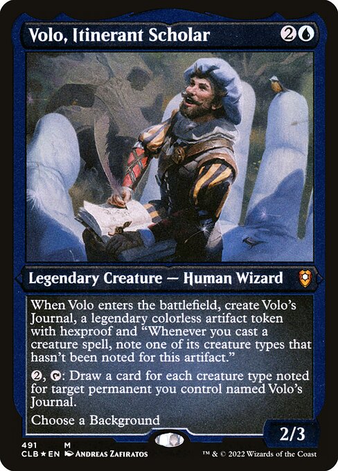 Volo, Itinerant Scholar