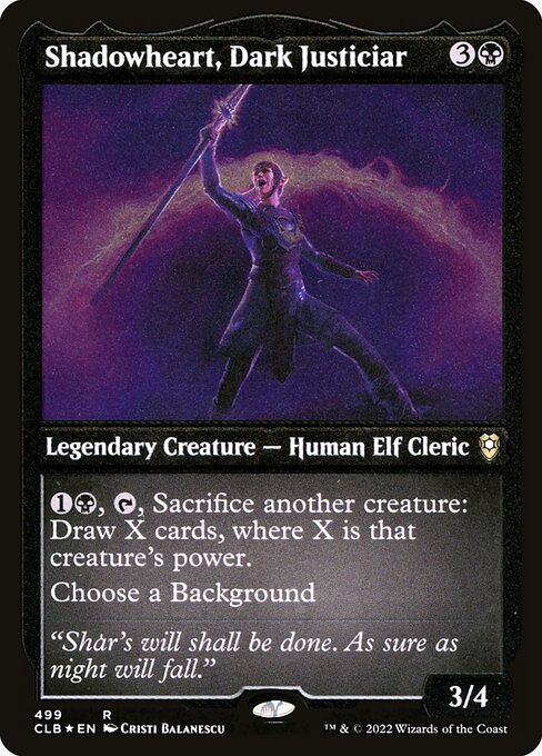 Shadowheart, Dark Justiciar