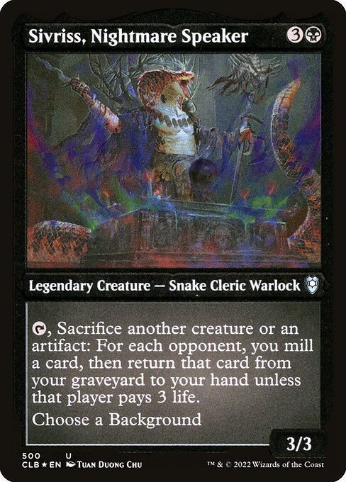 Sivriss, Nightmare Speaker
