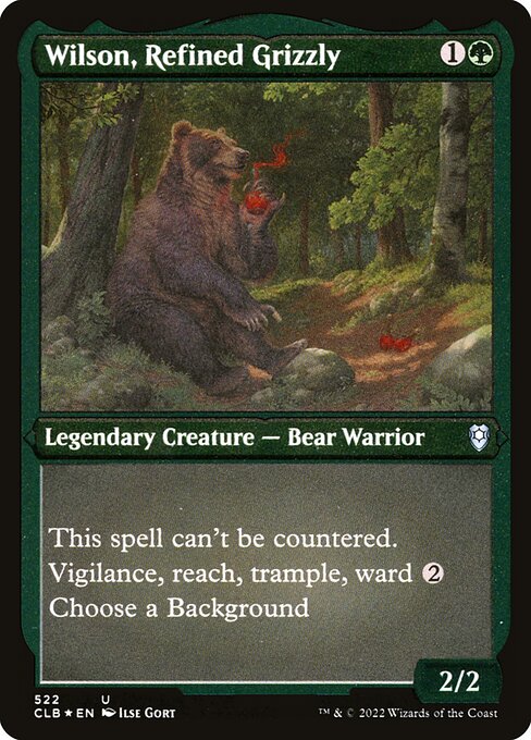 Wilson, Refined Grizzly