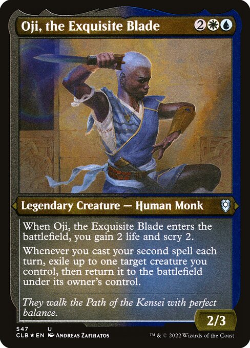 Oji, the Exquisite Blade