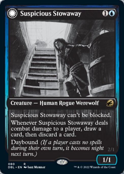 Suspicious Stowaway // Seafaring Werewolf