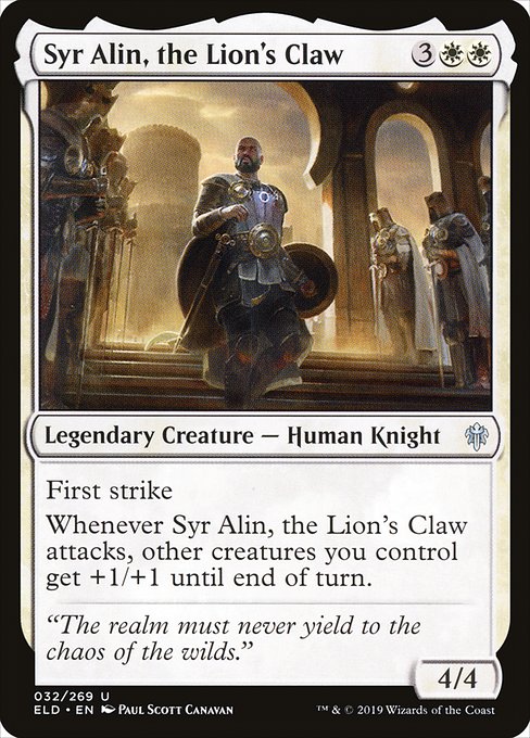 Syr Alin, the Lion's Claw