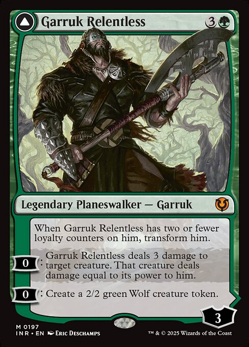 Garruk Relentless // Garruk, the Veil-Cursed