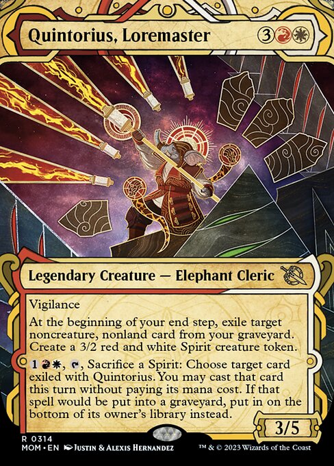 Quintorius, Loremaster