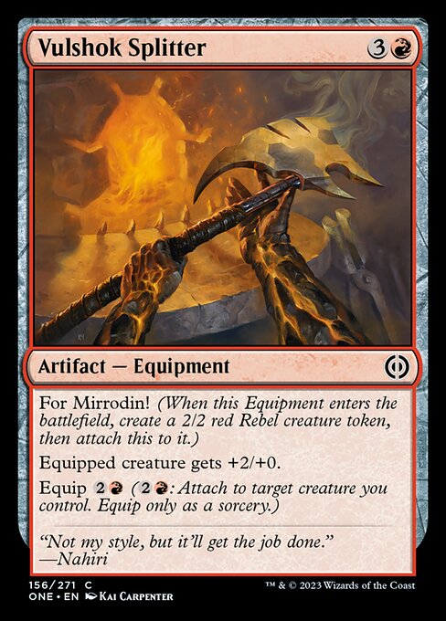 Vulshok Splitter